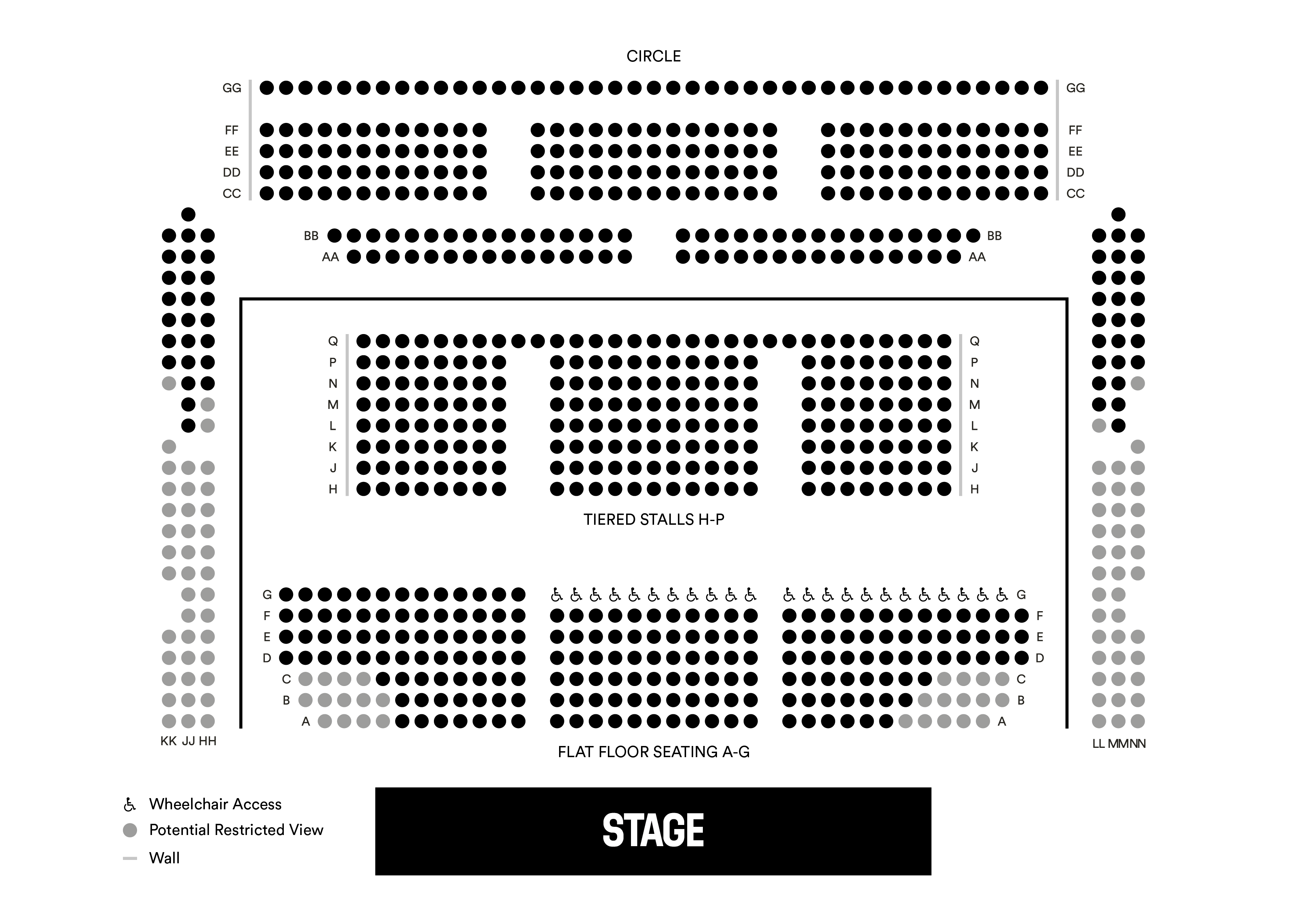 Alban Arena Seating Plan