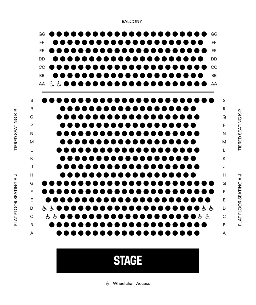 Eric Morecambe Centre Seating Plan