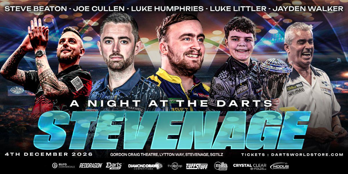 A Night at the Darts – Stevenage at Gordon Craig Theatre, Stevenage