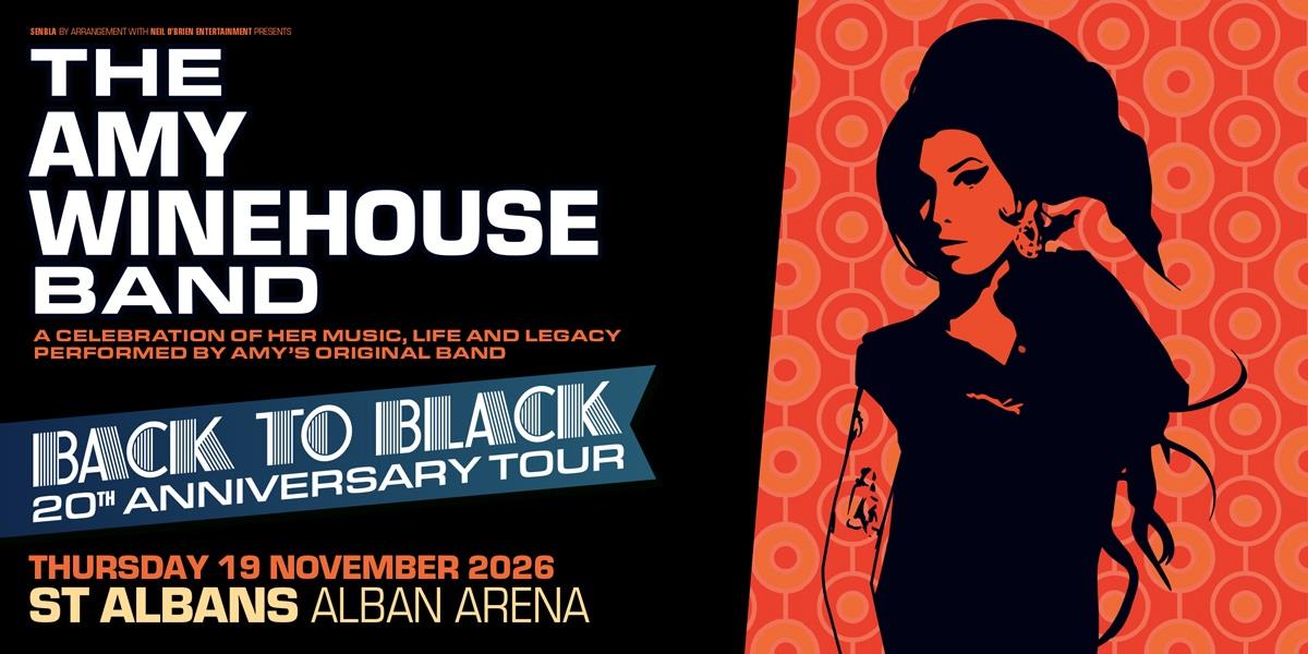 The Amy Winehouse Band – Back to Black at The Alban Arena, St Albans